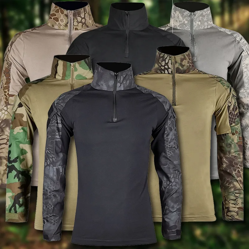 S-4XL เสื้อทหารลายพราง G2 สำหร - Tactical Military Shirt Cargo บทวิจารณ์และราคา