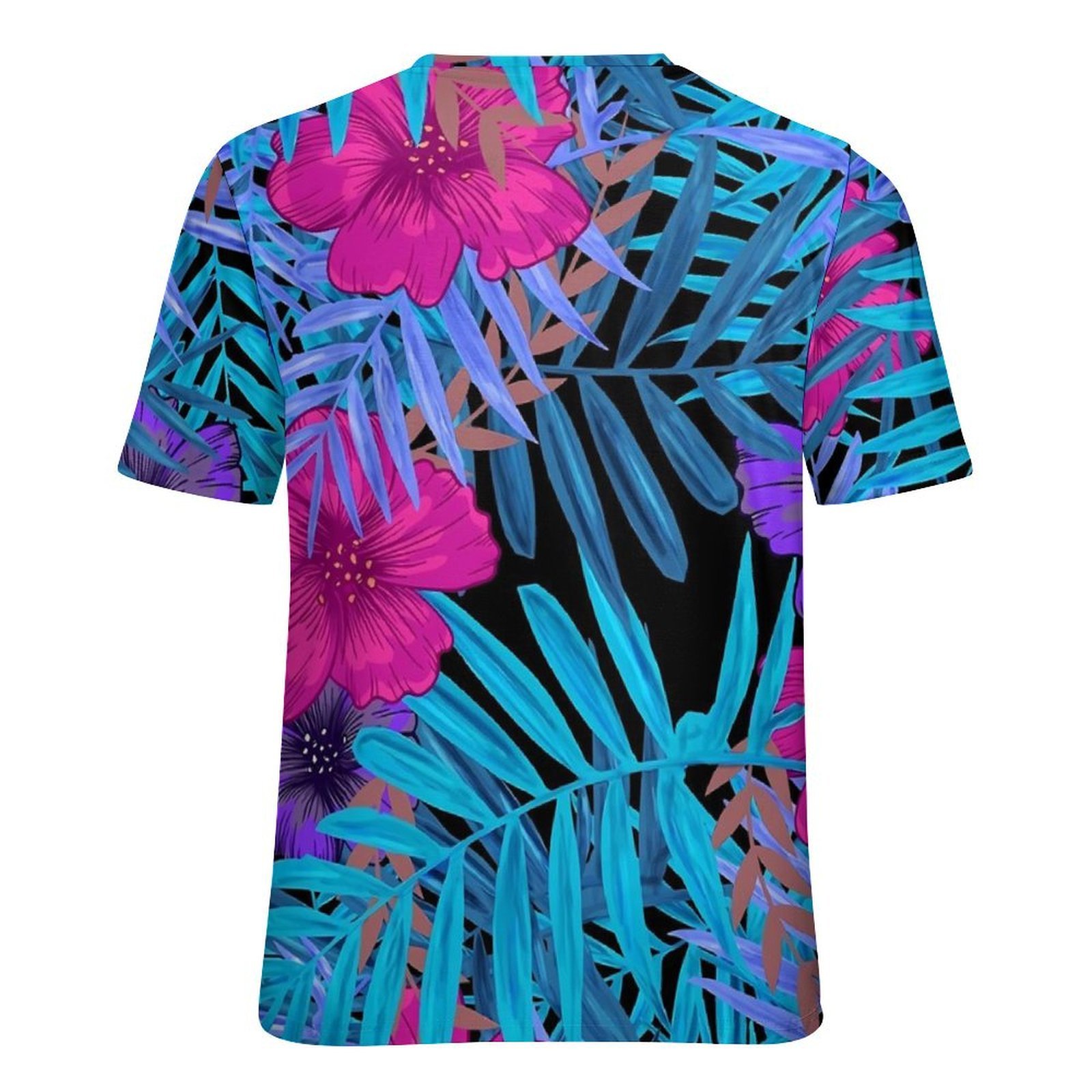 เสื้อยืดโอเวอร์ไซส์ ลายดอกไม้เ - Vintage Hawaiian Floral Shirt บทวิจารณ์และราคา