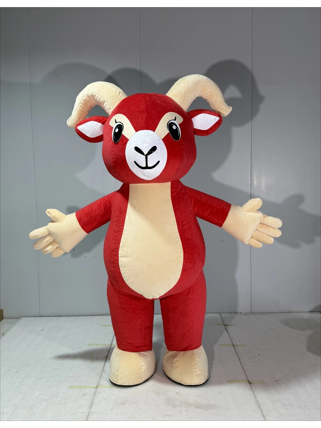 ชุดมาสคอตแพะแดงแบบเป่าลม ชุดตั - Suits บทวิจารณ์และราคา